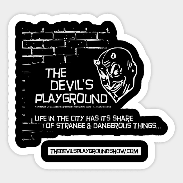 The Devil's Playground Show (LOGO) Sticker by The Devil's Playground Show